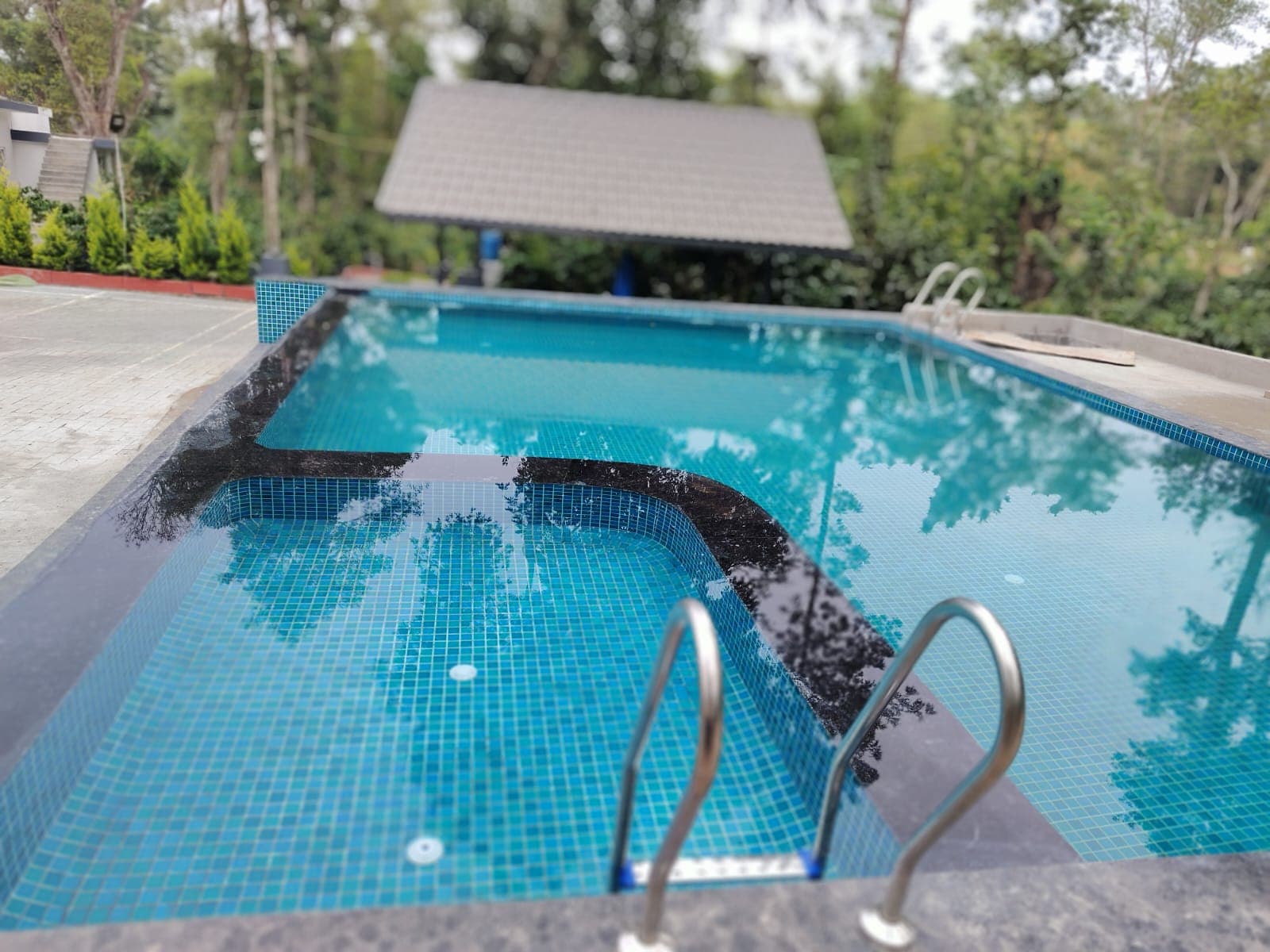 Private swimming pool at Mistora Estate Villa